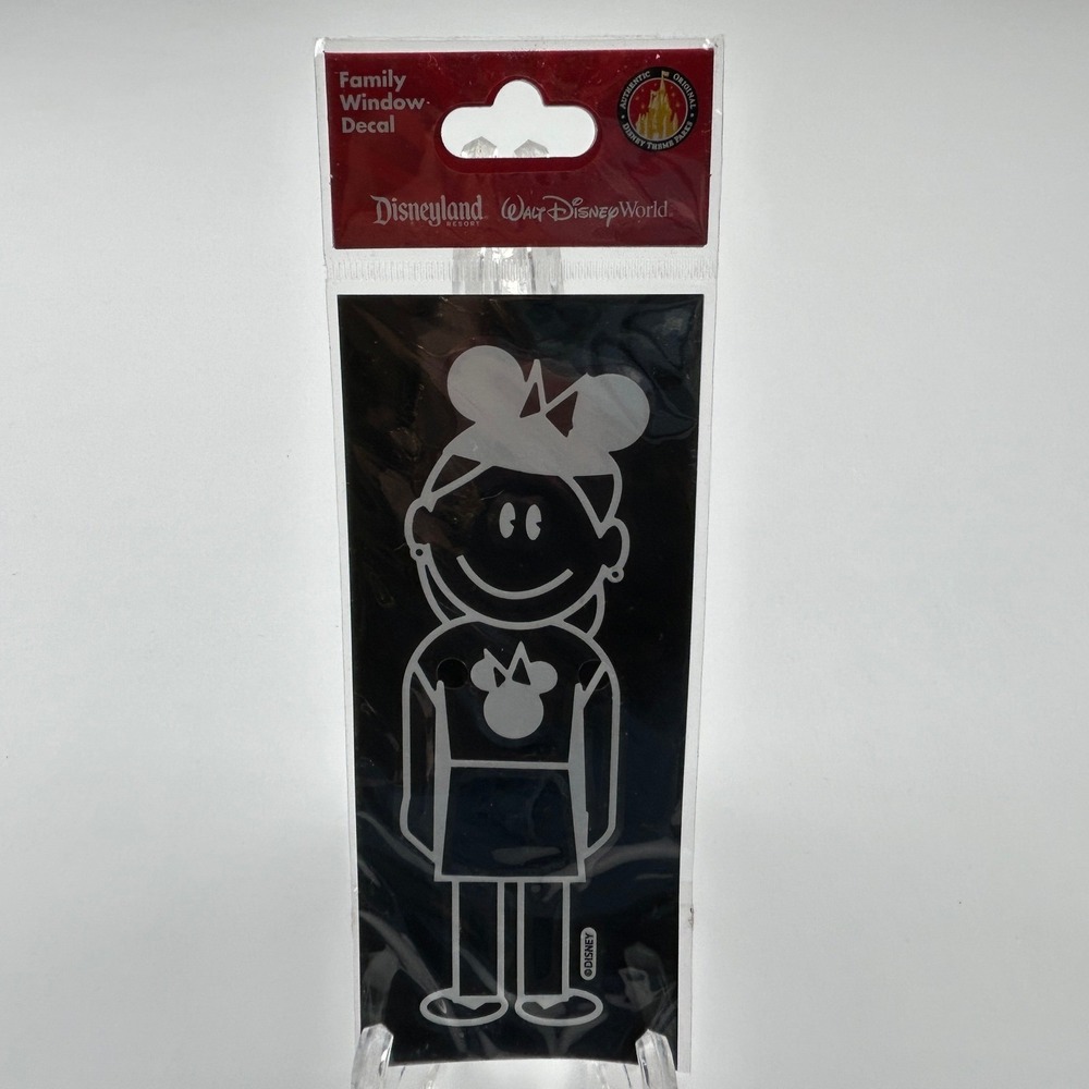 Disneyland Walt Disney World Family Window Decal Mom Girl Mickey Ears
